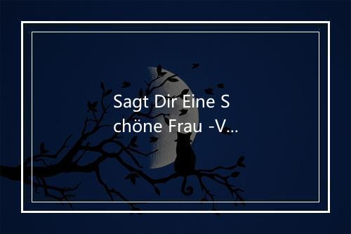 Sagt Dir Eine Schöne Frau -Vielleicht- - Zarah Leander-歌词