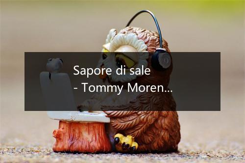 Sapore di sale - Tommy Moreno e Manuelita-歌词