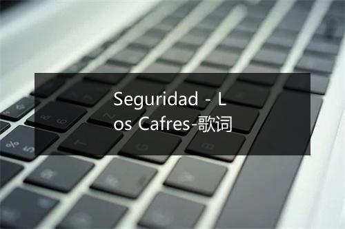 Seguridad - Los Cafres-歌词