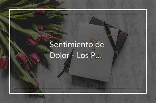 Sentimiento de Dolor - Los Player's-歌词