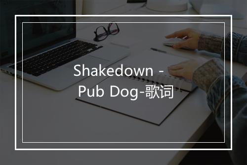 Shakedown - Pub Dog-歌词