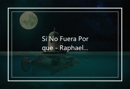 Si No Fuera Porque - Raphael-歌词