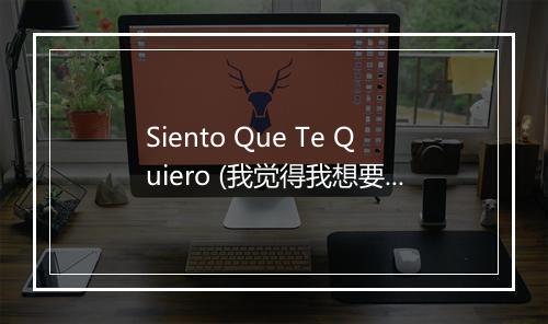 Siento Que Te Quiero (我觉得我想要你) - Zacarias Ferreira-歌词