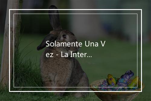 Solamente Una Vez - La Internacional Sonora Santanera-歌词