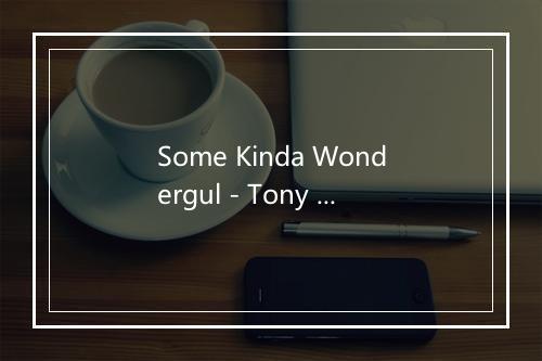 Some Kinda Wondergul - Tony Orlando-歌词_1