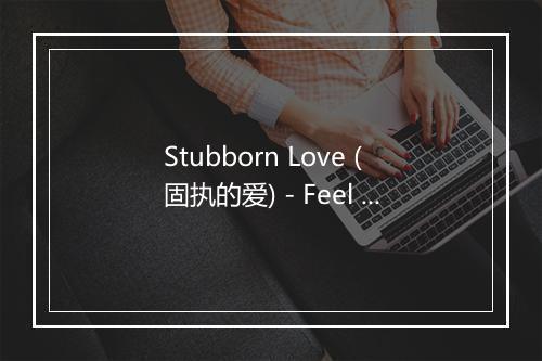 Stubborn Love (固执的爱) - Feel The Vibe-歌词