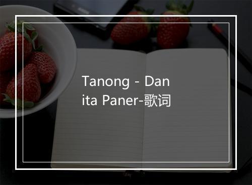 Tanong - Danita Paner-歌词