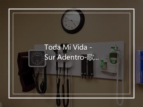 Toda Mi Vida - Sur Adentro-歌词