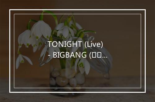 TONIGHT (Live) - BIGBANG (빅뱅)-歌词