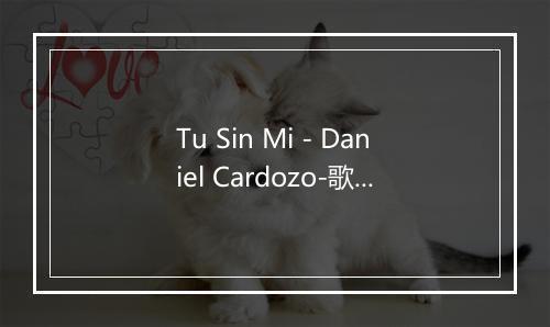 Tu Sin Mi - Daniel Cardozo-歌词