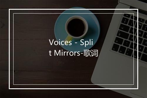 Voices - Split Mirrors-歌词