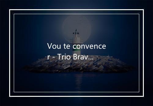 Vou te convencer - Trio Bravana-歌词