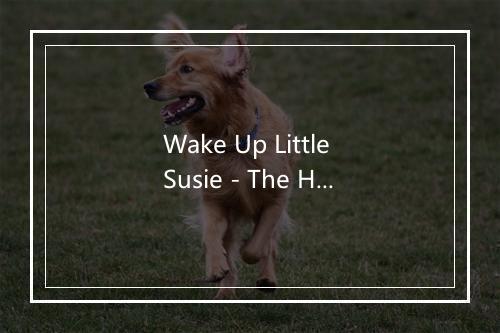 Wake Up Little Susie - The Hit Crew (热歌组合)-歌词_1