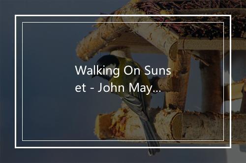 Walking On Sunset - John Mayall & The Bluesbreakers-歌词