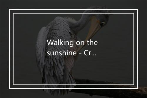 Walking on the sunshine - Cristina Llorente-歌词