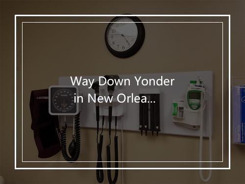 Way Down Yonder in New Orleans - Zonin-歌词