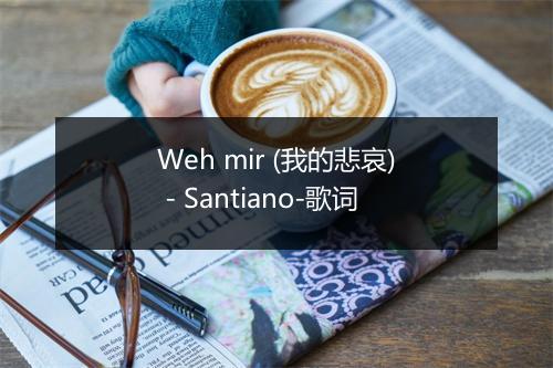 Weh mir (我的悲哀) - Santiano-歌词