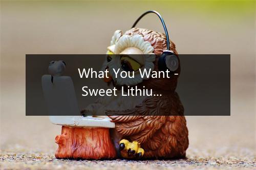 What You Want - Sweet Lithium-歌词