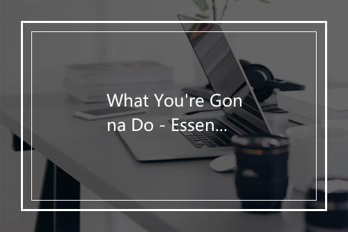 What You're Gonna Do - Essential House 2015-歌词