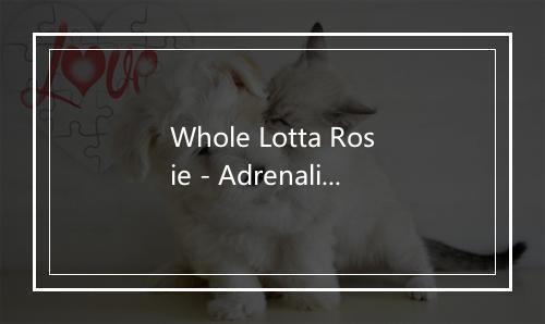 Whole Lotta Rosie - Adrenalin Rockers-歌词