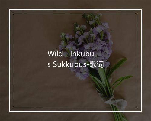 Wild - Inkubus Sukkubus-歌词