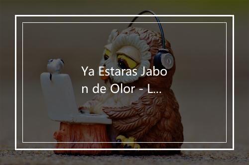 Ya Estaras Jabon de Olor - Los Centauros-歌词