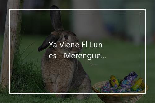 Ya Viene El Lunes - Merengue-歌词