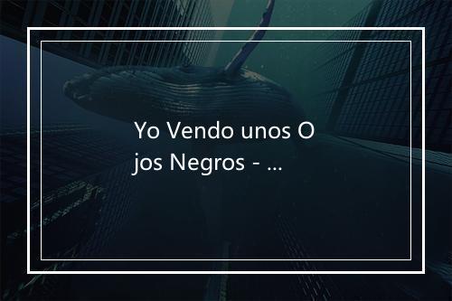 Yo Vendo unos Ojos Negros - Nat King Cole-歌词_2