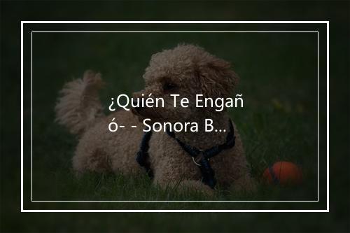 ¿Quién Te Engañó- - Sonora Bachatera-歌词_1