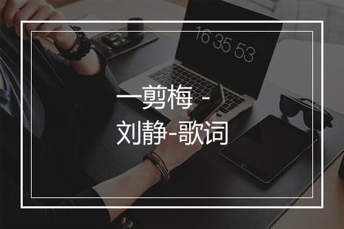 一剪梅 - 刘静-歌词