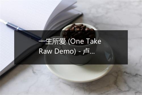 一生所爱 (One Take Raw Demo) - 卢冠廷 (Lowell Lo)-歌词