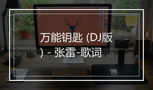 万能钥匙 (DJ版) - 张雷-歌词