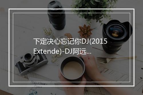 下定决心忘记你DJ(2015 Extende)-DJ阿远&暴林-歌词