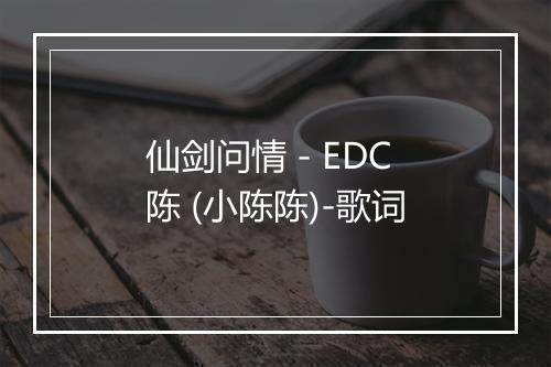 仙剑问情 - EDC陈 (小陈陈)-歌词