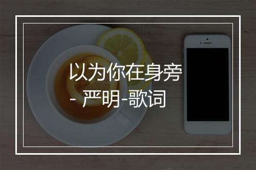 以为你在身旁 - 严明-歌词