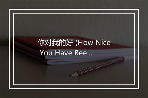 你对我的好 (How Nice You Have Been To Me) - 小花-歌词