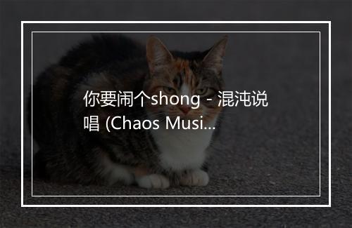 你要闹个shong - 混沌说唱 (Chaos Music)-歌词