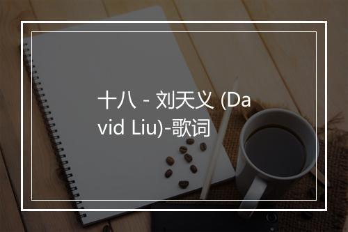 十八 - 刘天义 (David Liu)-歌词