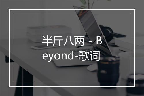 半斤八两 - Beyond-歌词