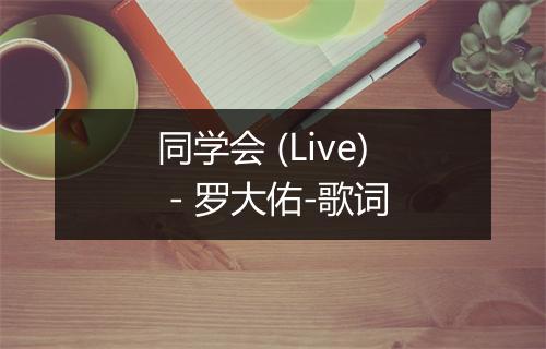 同学会 (Live) - 罗大佑-歌词