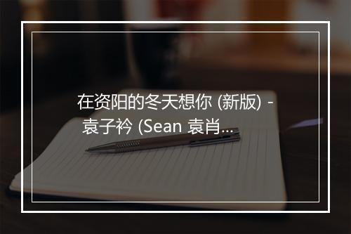 在资阳的冬天想你 (新版) - 袁子衿 (Sean 袁肖)-歌词