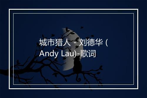 城市猎人 - 刘德华 (Andy Lau)-歌词