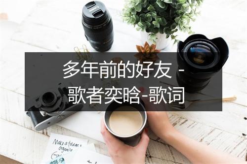 多年前的好友 - 歌者奕晗-歌词