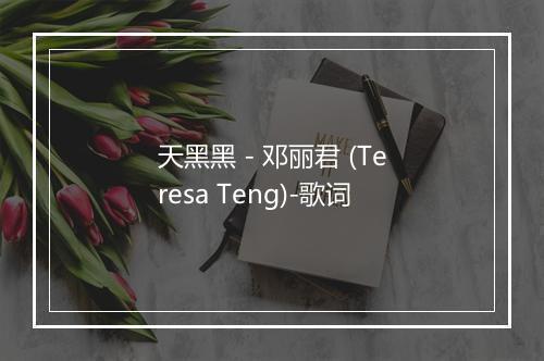 天黑黑 - 邓丽君 (Teresa Teng)-歌词