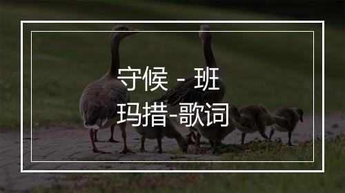 守候 - 班玛措-歌词