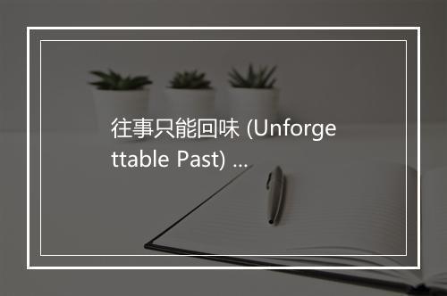 往事只能回味 (Unforgettable Past) - 陈思安-歌词