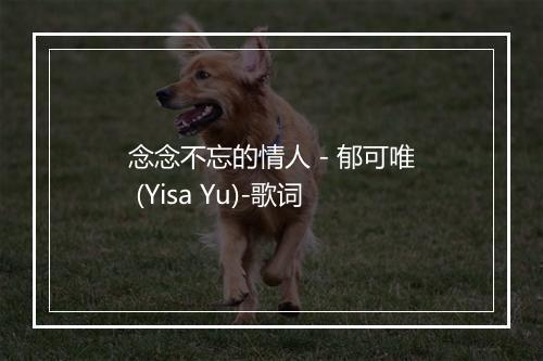 念念不忘的情人 - 郁可唯 (Yisa Yu)-歌词