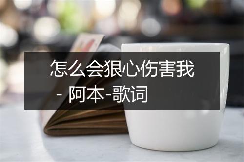 怎么会狠心伤害我 - 阿本-歌词