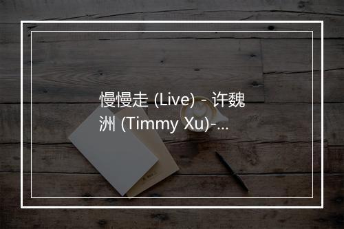 慢慢走 (Live) - 许魏洲 (Timmy Xu)-歌词