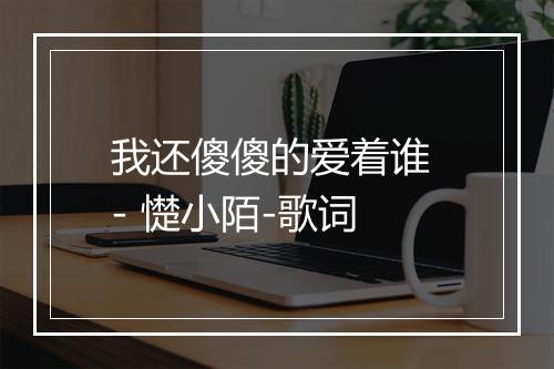 我还傻傻的爱着谁 - 憷小陌-歌词